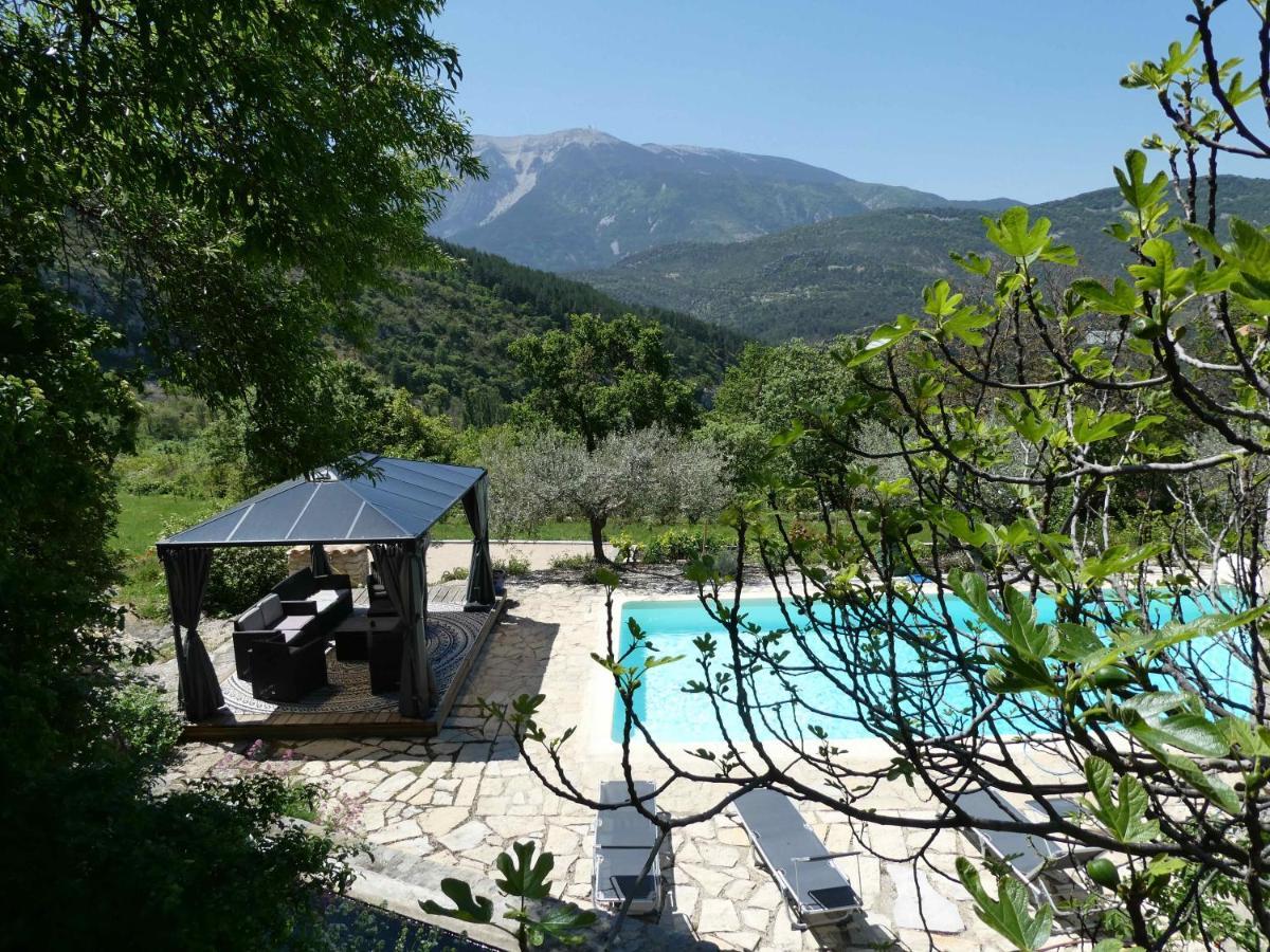 Font Nouvelle Maison De Charme Drome Provencale, 6 Ou 10 Personnes Avec Piscine Plaisians Luaran gambar