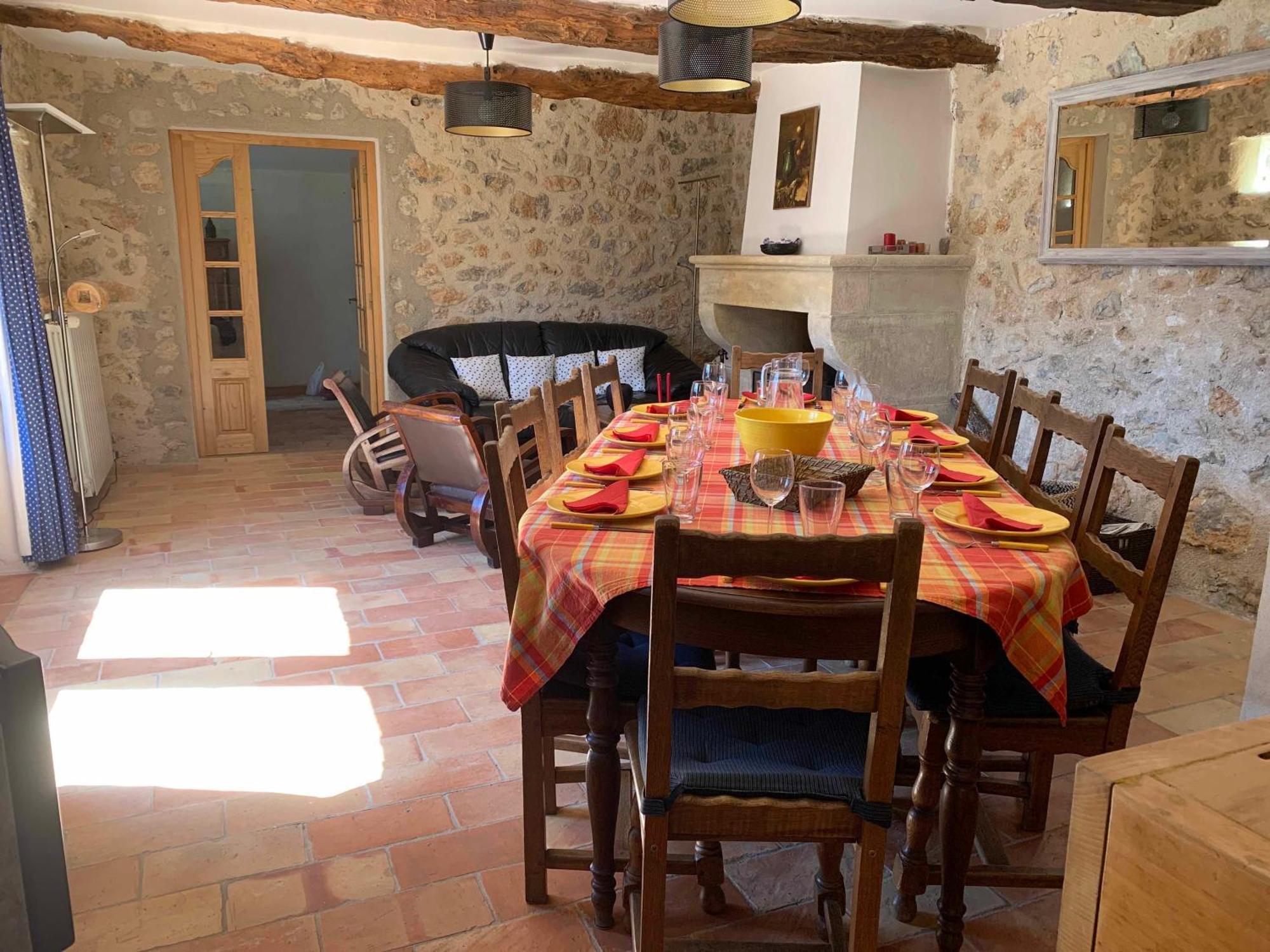 Font Nouvelle Maison De Charme Drome Provencale, 6 Ou 10 Personnes Avec Piscine Plaisians Luaran gambar