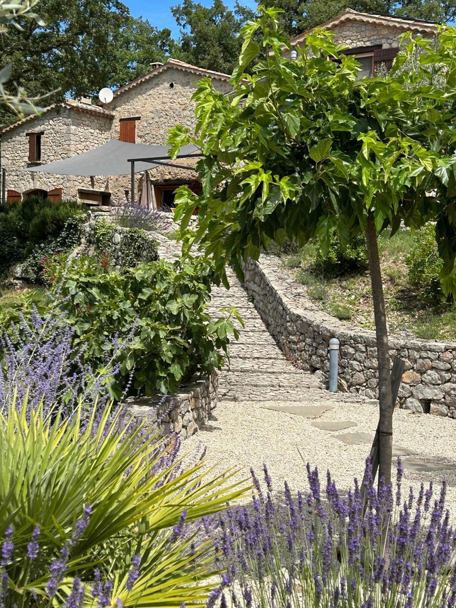Font Nouvelle Maison De Charme Drome Provencale, 6 Ou 10 Personnes Avec Piscine Plaisians Luaran gambar