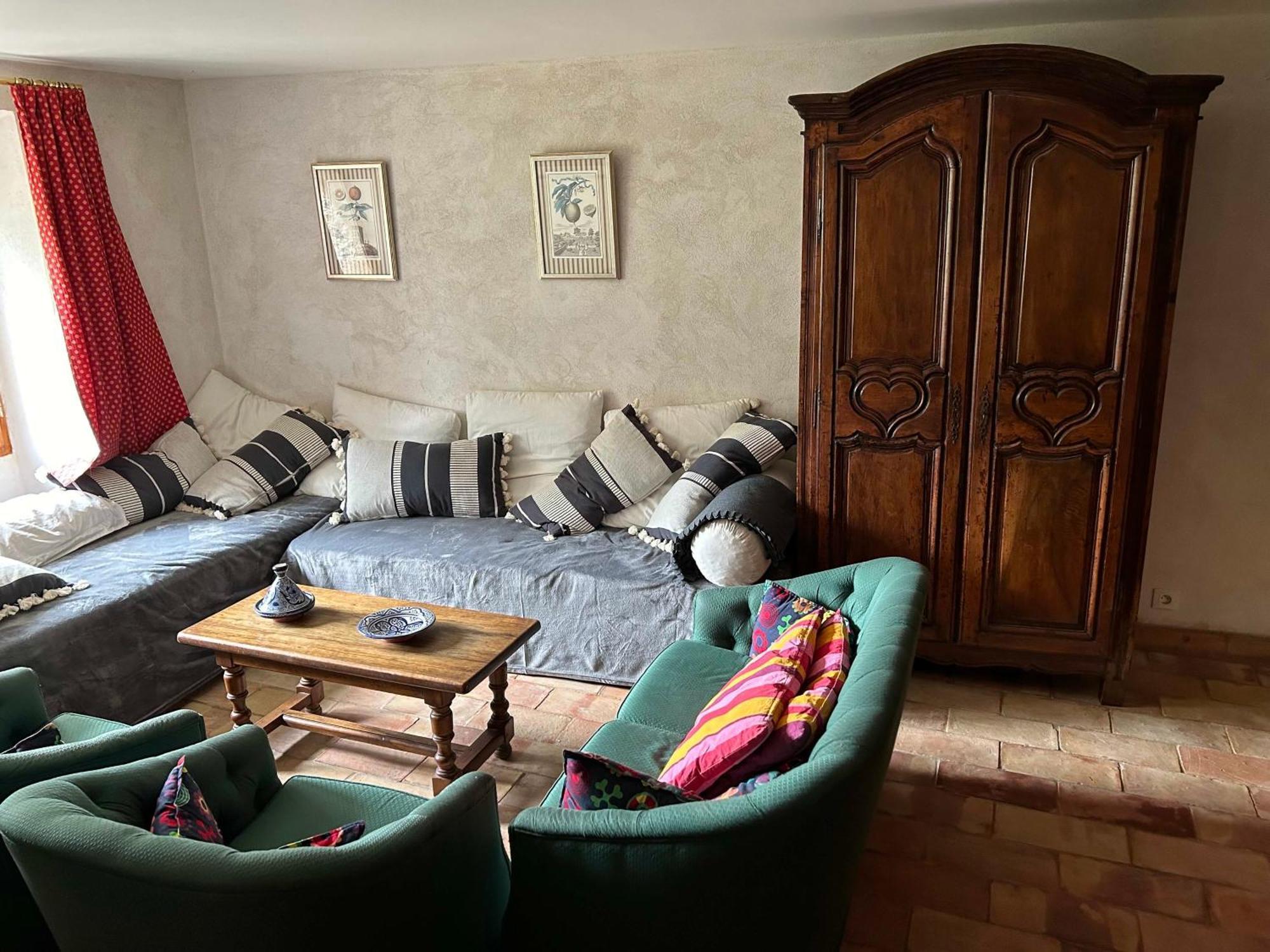 Font Nouvelle Maison De Charme Drome Provencale, 6 Ou 10 Personnes Avec Piscine Plaisians Luaran gambar
